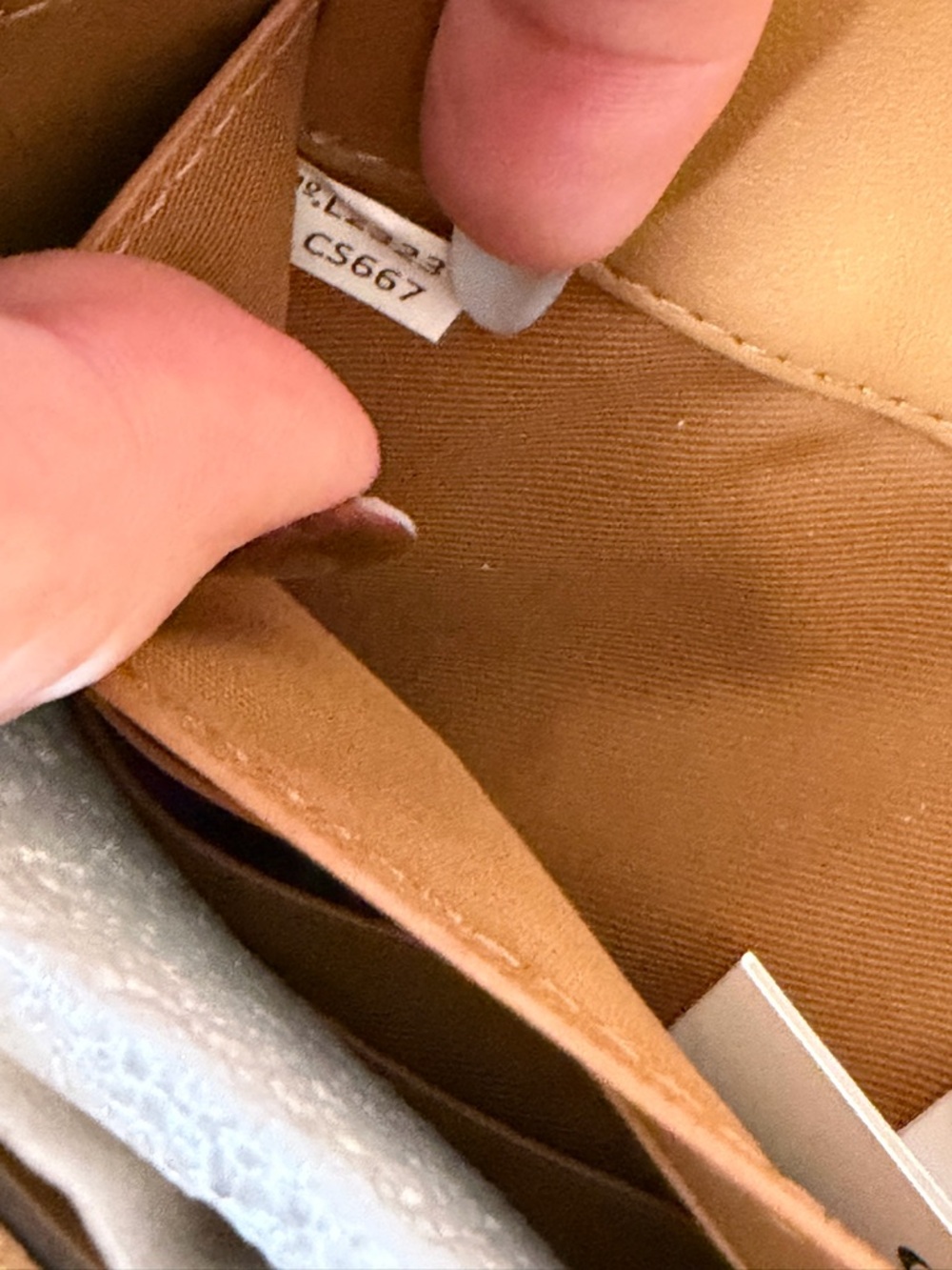 Coach Elle Chain Crossbody Signature Canvas Khaki Chalk Leather NWT Full Set - Picture 11 of 11